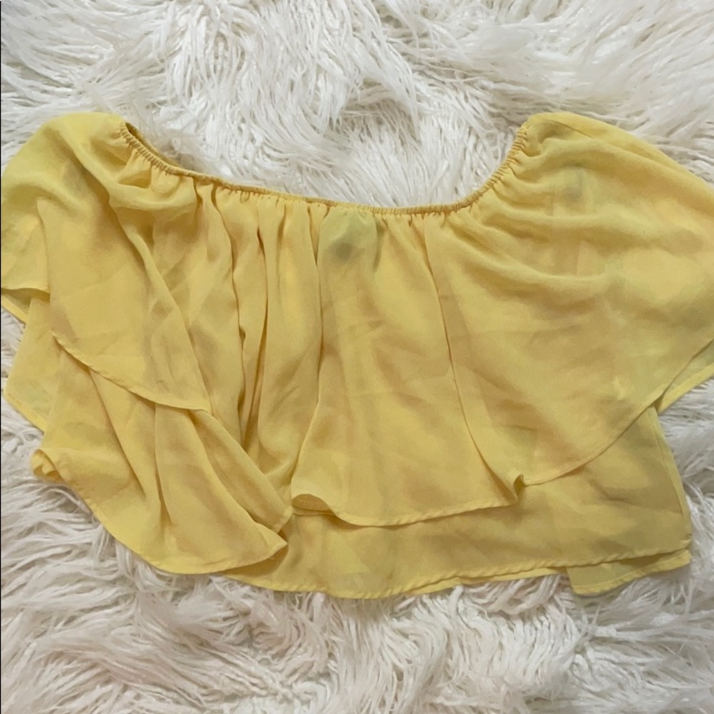 yellow summer top